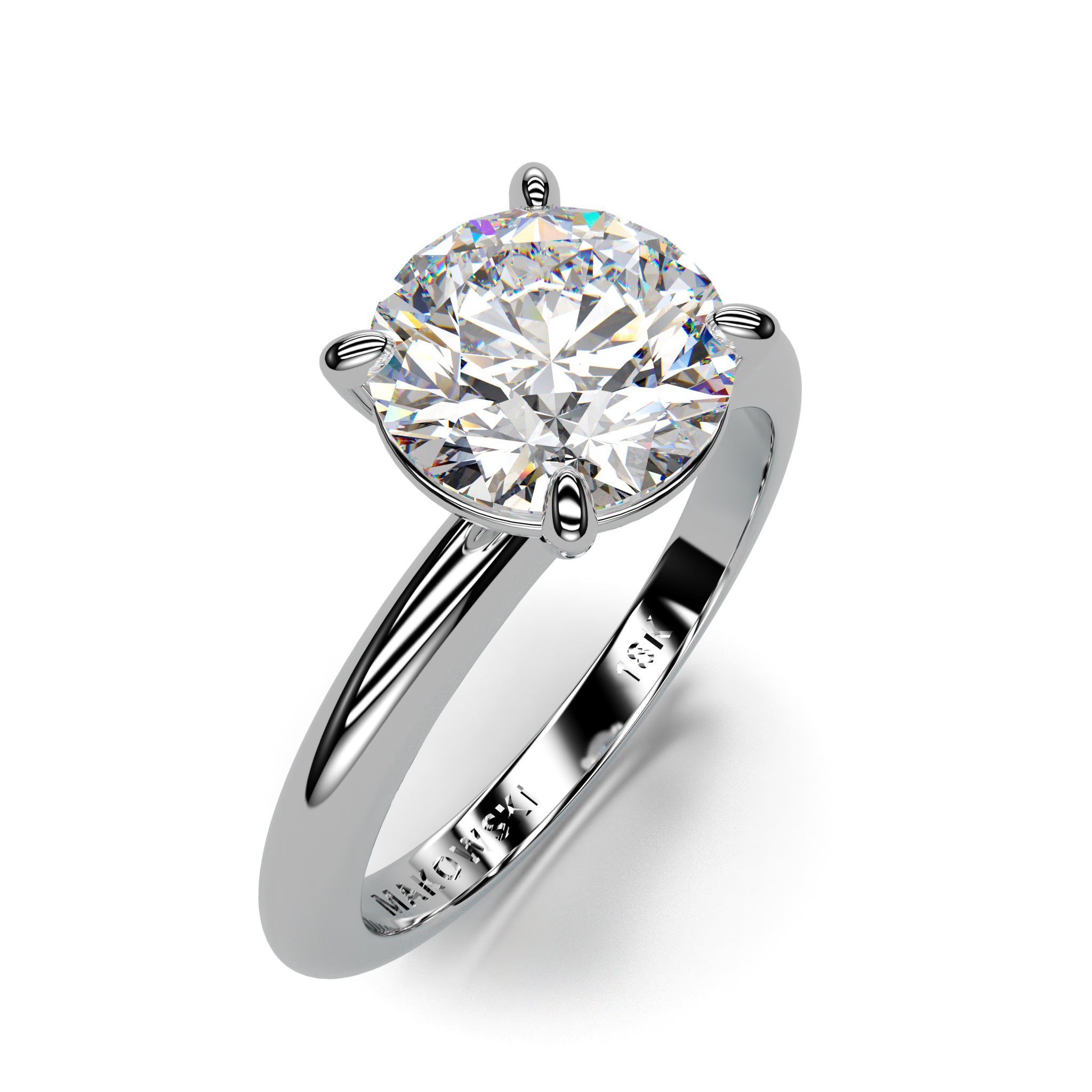 4 prong basket store setting solitaire