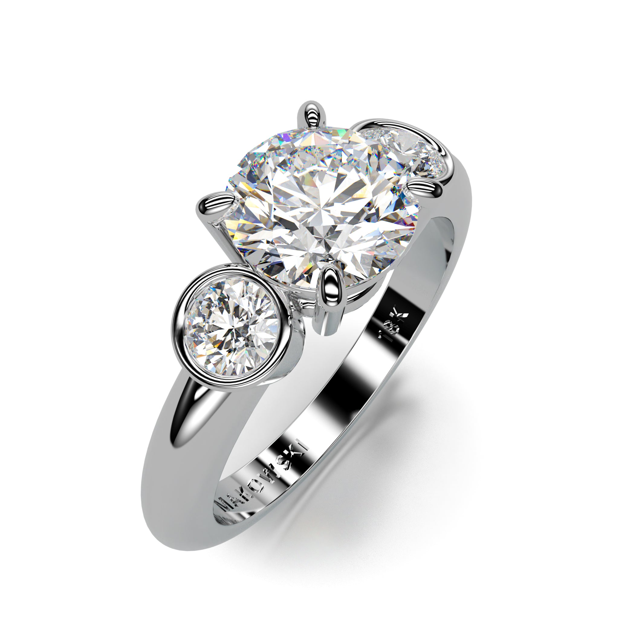 23.22ctw GIA Certified F-VS1 Asscher Cut & Trapezoid Three